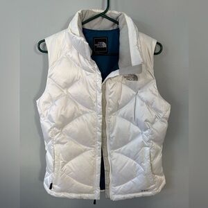 The North Face Women's White Quilted Vest